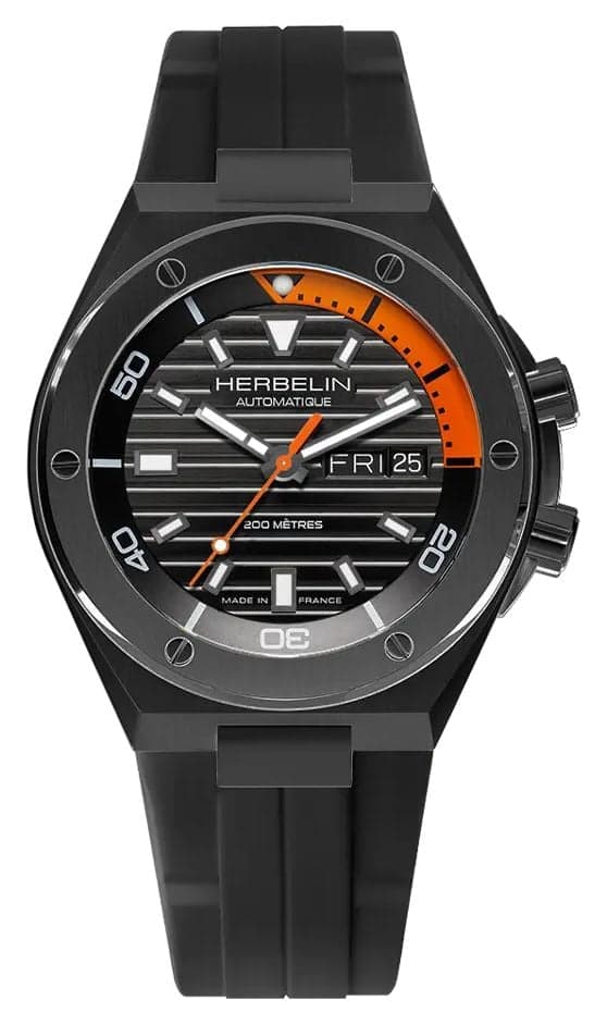 Herbelin Cap Camarat Diver Automatic (42mm) Black Dial / Watch