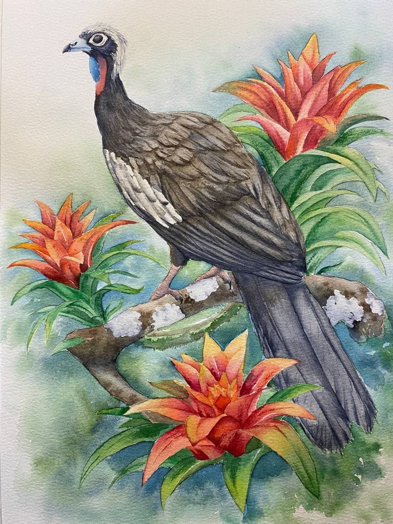 Original Animal Painting by Larissa Zanata Morais | Realism Art on Paper | Quietude