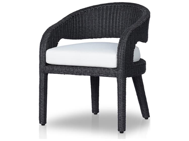 Four Hands Outdoor Hawkins Dining Chair Vintage Coal