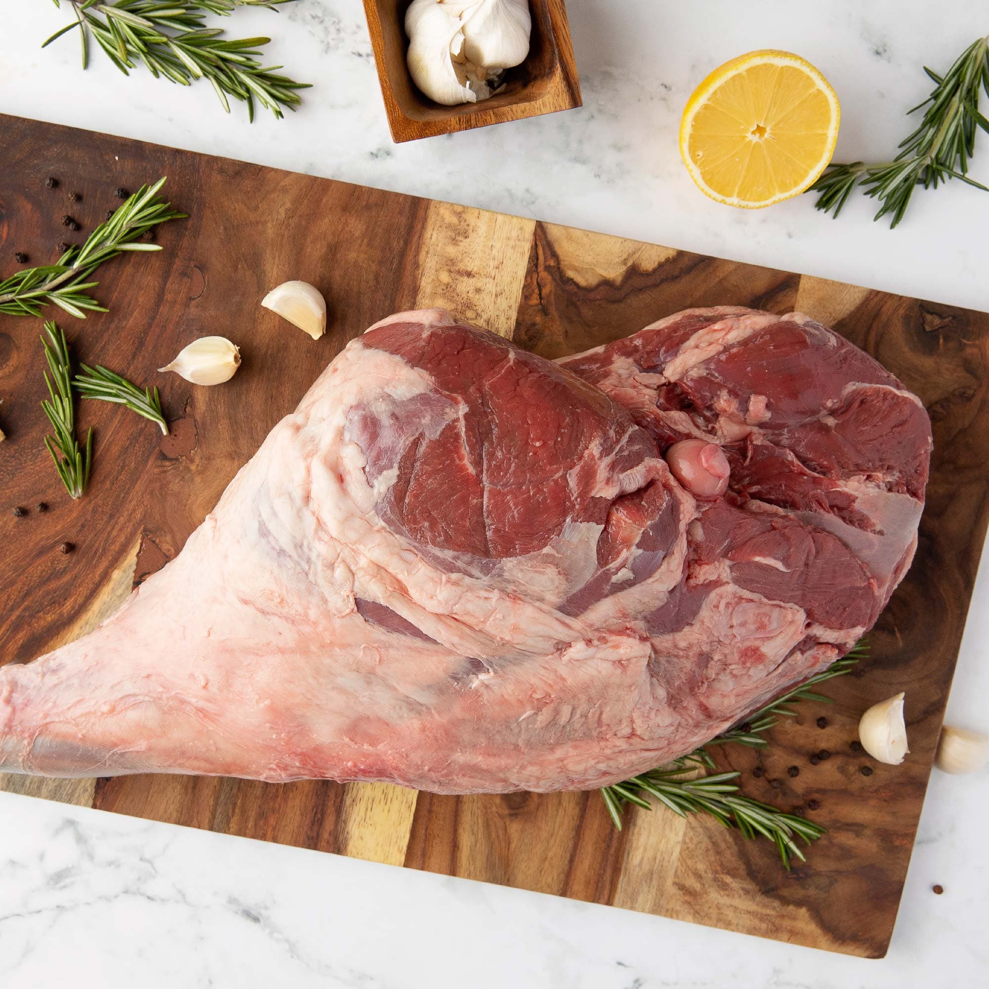 Leg of Lamb, Semi-Boneless (Grass-fed) (6 lbs avg. each) by D'Artagnan