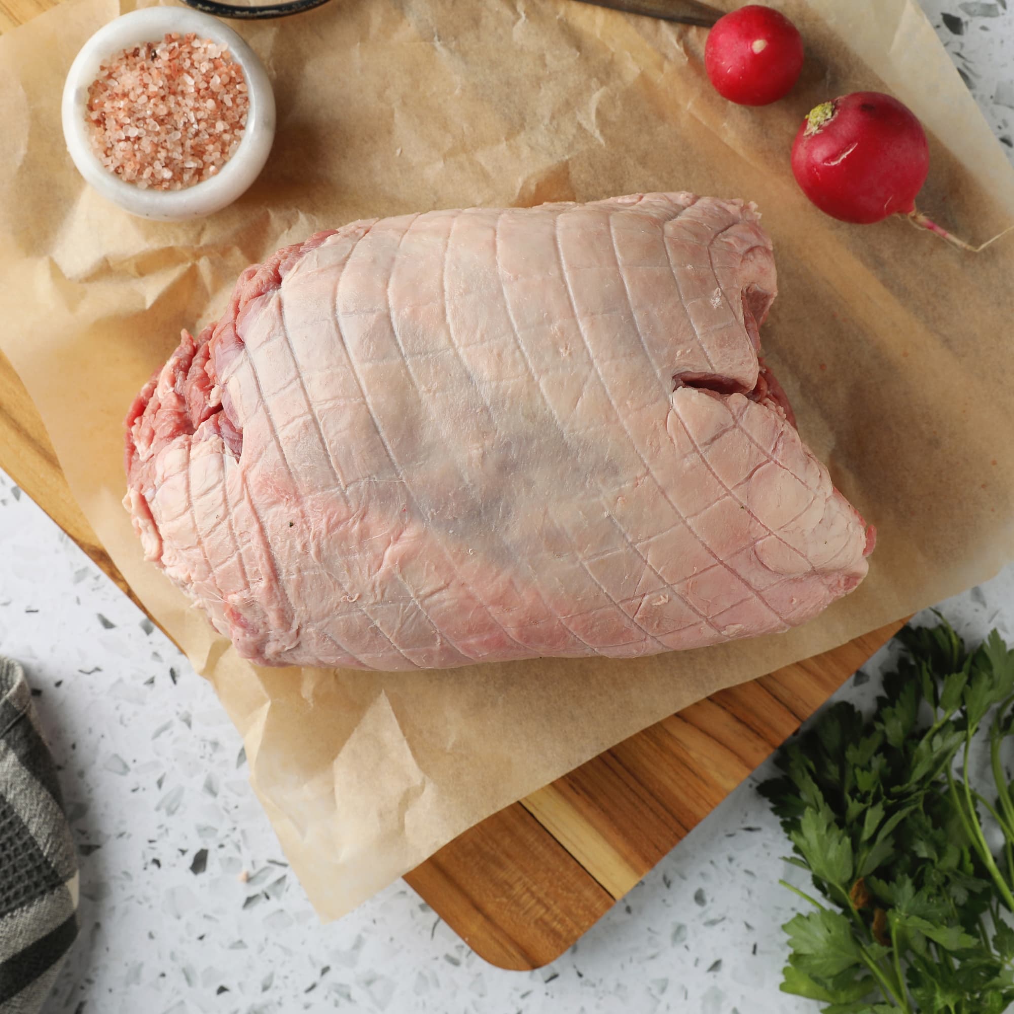 Leg of Lamb, Boneless (Australian): Frozen / 4.5-6 lbs avg. each by D'Artagnan