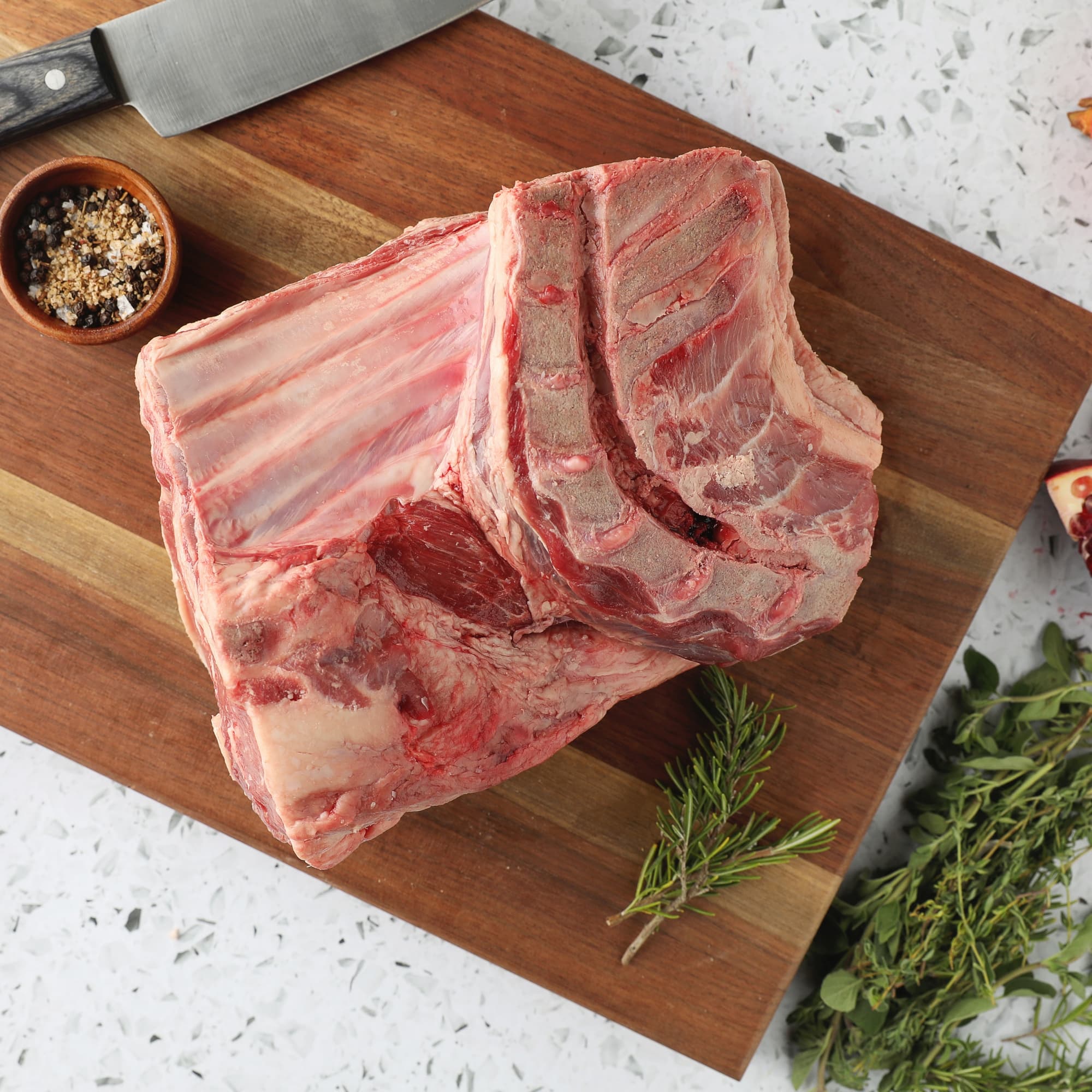 Lamb Shoulder, Bone-In (Australian): Fresh / 6 lbs avg. each by D'Artagnan