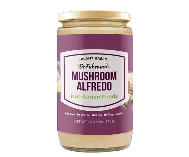 Dr. Fuhrman Mushroom Alfredo