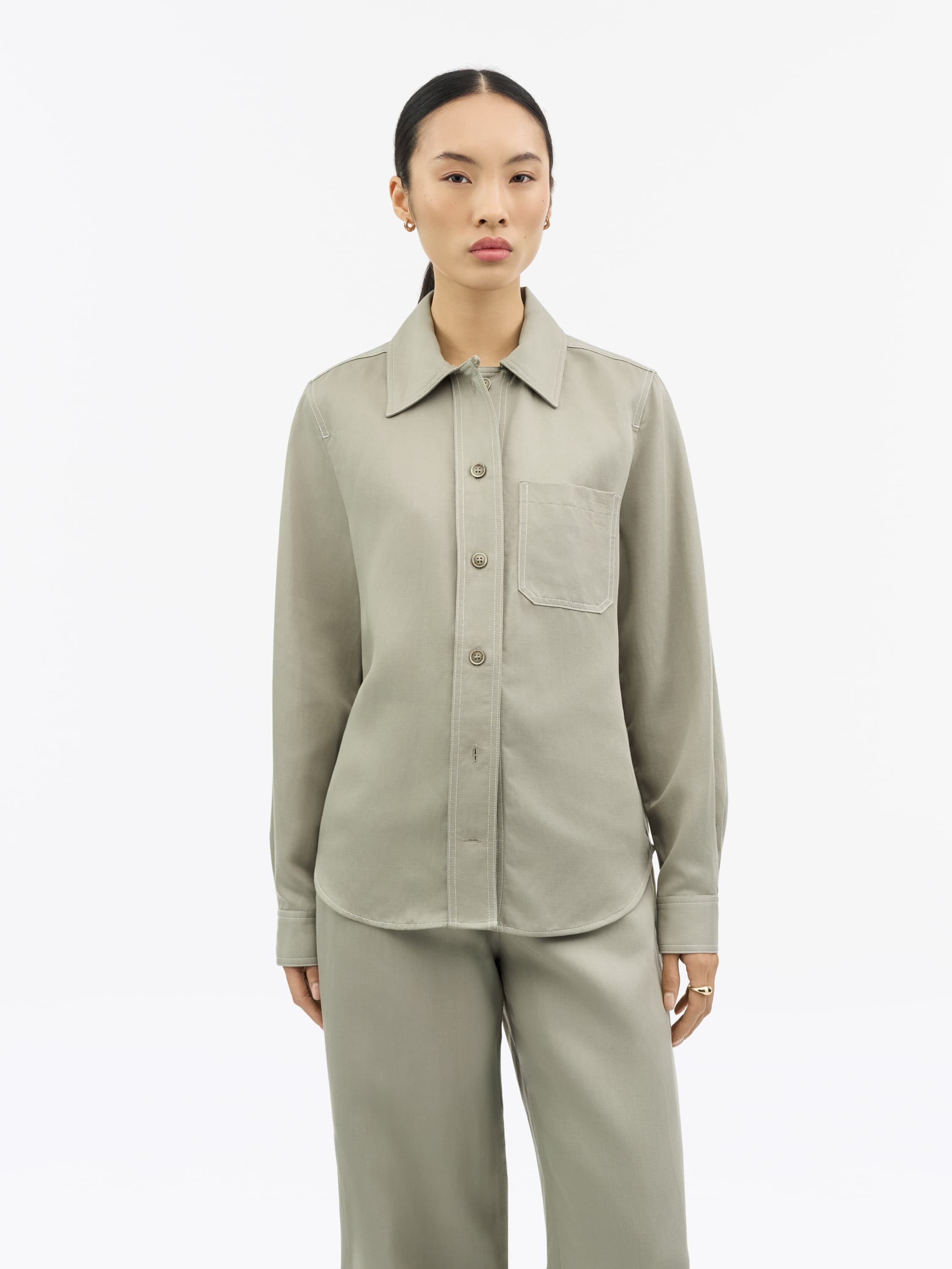 Coline Linen Blend Shirt