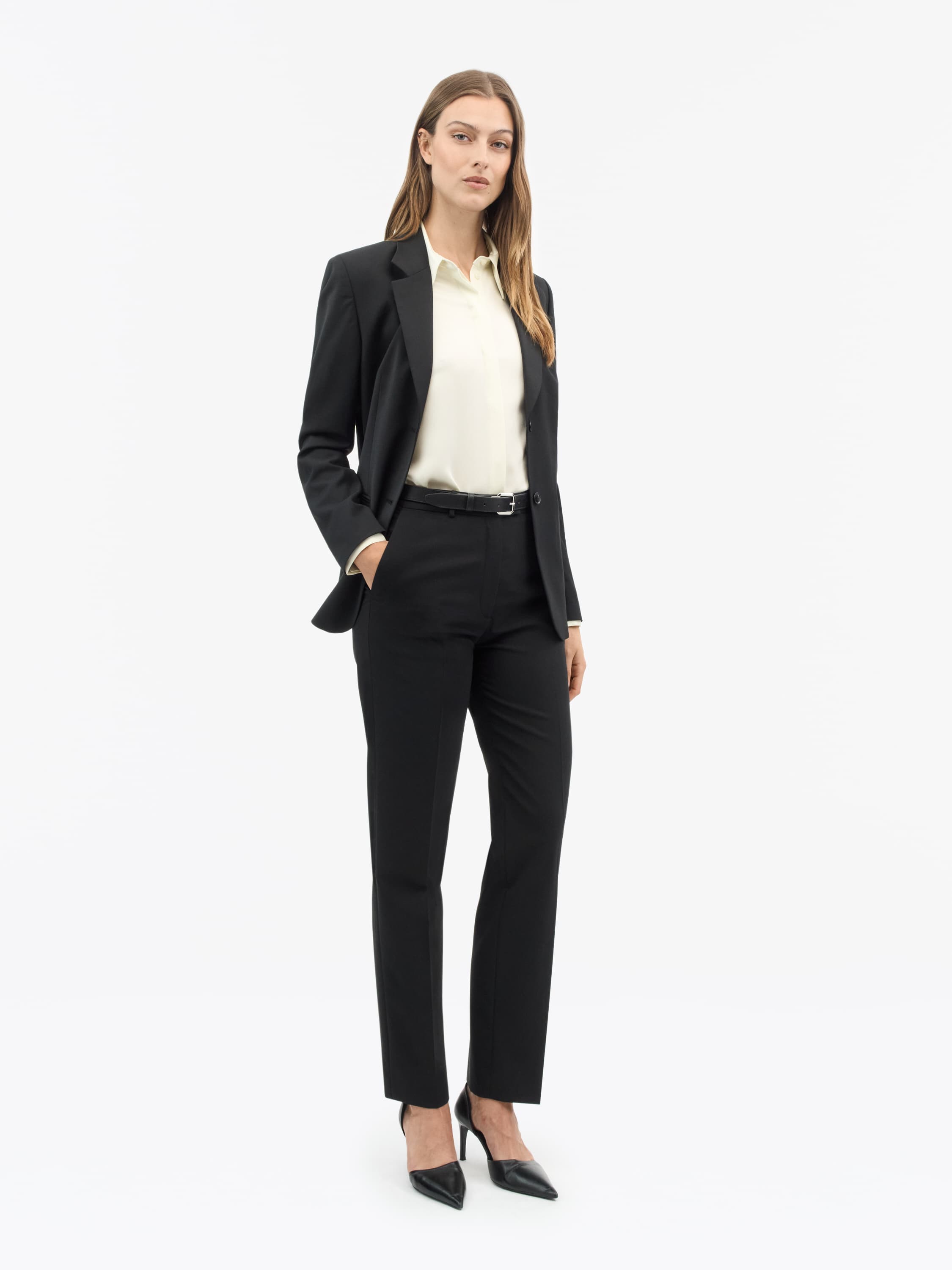 Eller Slim Straight Trousers